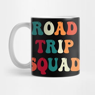 Road Trip Squad Summertime Vacation Getaway 2023 Retro Mug